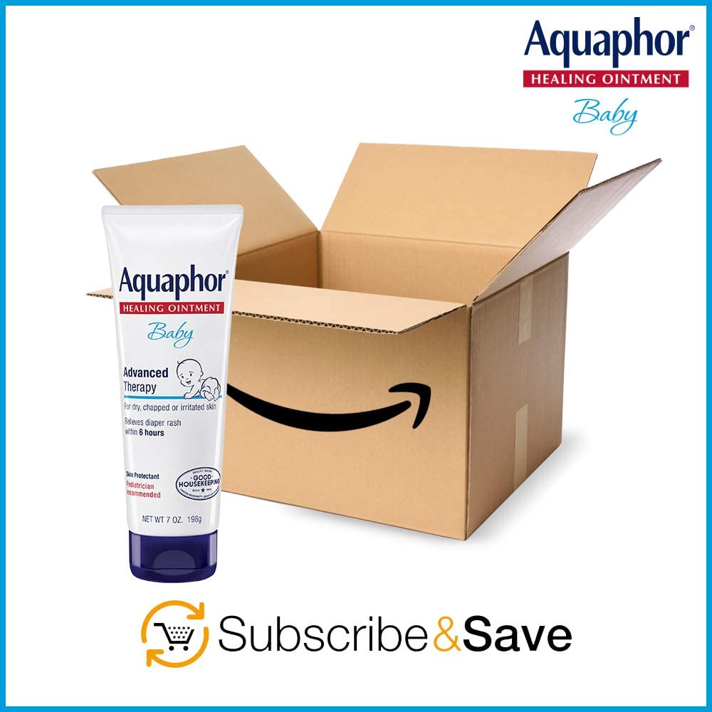 Aquaphor Baby Healing Ointment Advanced Therapy Skin Protectant， Dry Skin and Diaper Rash Ointment， 7 Oz Tube - Image 8